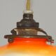 Rare French Art Deco Pendant Light | Illustrated Dog Countryside Shade
