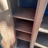 3-door bookcase in Louis XVI raw style
