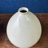 Vase œuf Art déco en céramique craquelée Orchies, 1930