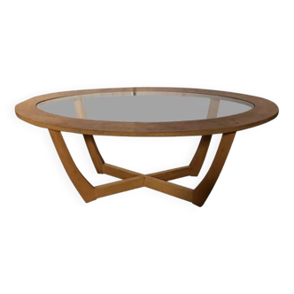 Oval Scandinavian style coffee table