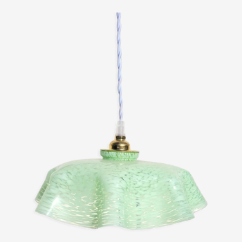 Suspension Clichy vintage en porcelaine