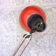 Lampe d'architecte rouge   patented  finlande