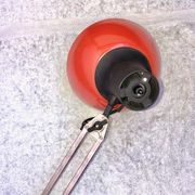 Lampe d'architecte rouge   patented  finlande