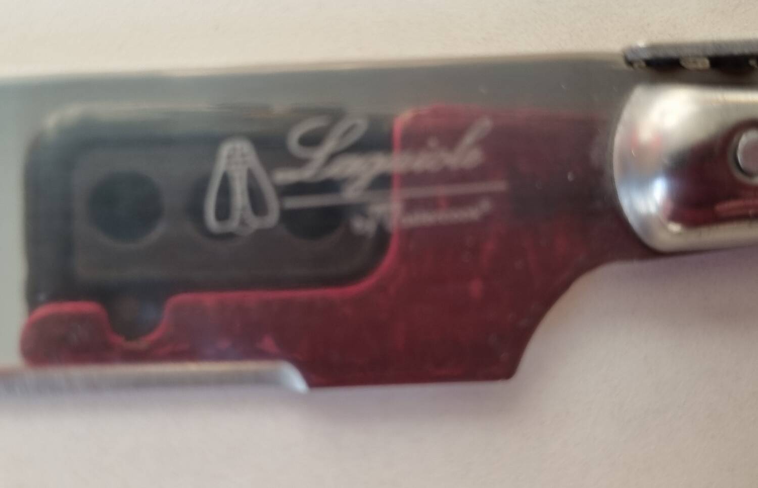 Laguiole cutting cutlery