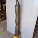 Large stylized sculpture ep 1950/60 carved wood + base