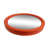 Vintage round wall mirror pop space age