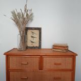 Dresser in rattan