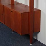 Vintage 1960s wooden wall unit