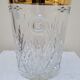 Champagne crystal bucket signed etzel Lorraine