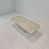 Table basse en marbre italien, années 1970