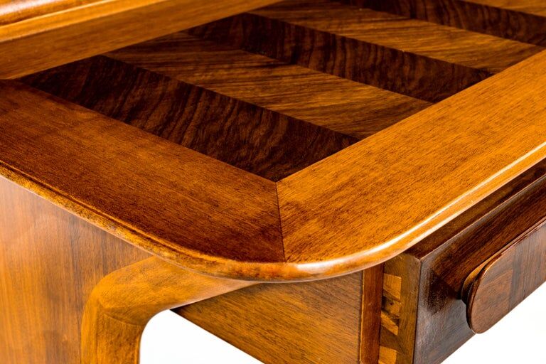 Console Ico Parisi walnut Italy 1950s