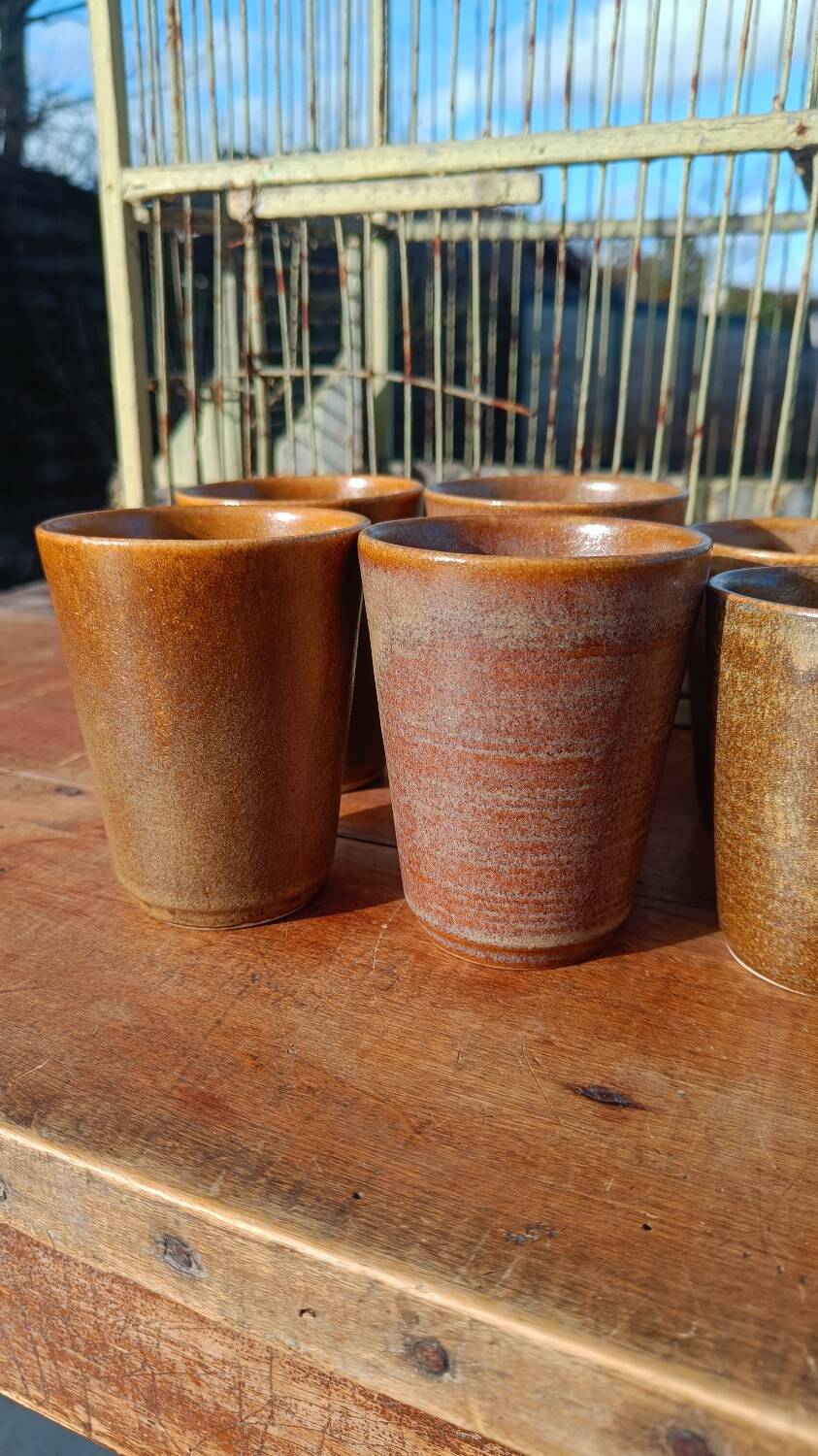 Digoin stoneware mugs