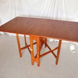 Scandinavian teak folding table