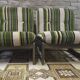 Pair of green armchairs 1970