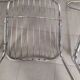 Lot de 4 chaise design en métal chromé années 70