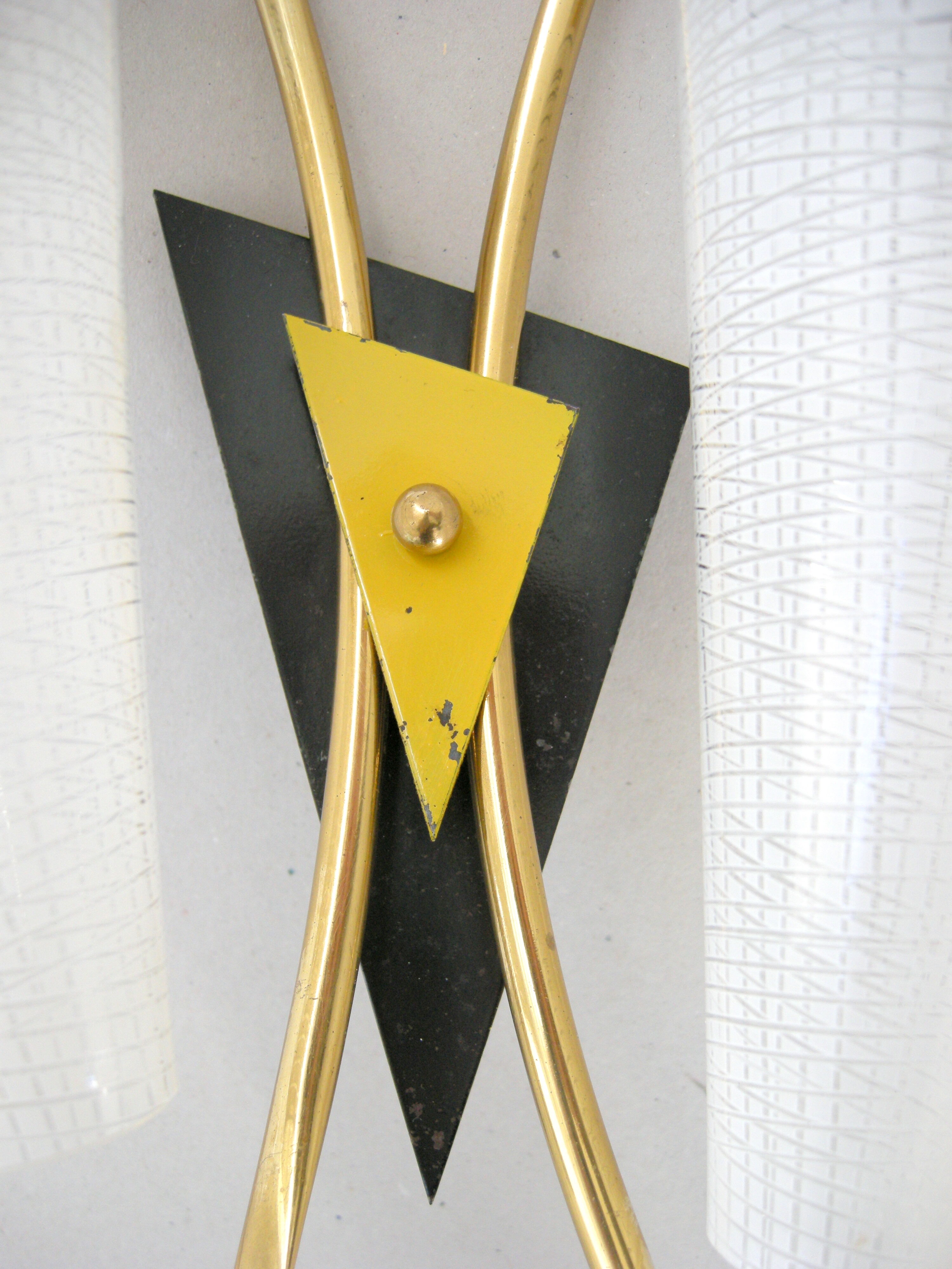 Pair of vintage wall lamps 1950