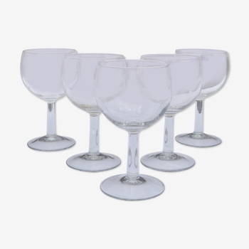 Set de 5 verres ballons de bistrot