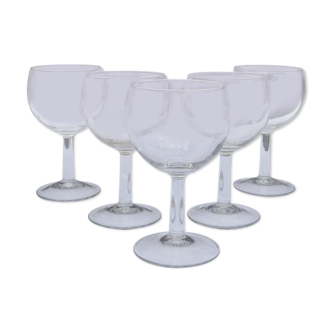 Set of 5 glasses bistro balloons