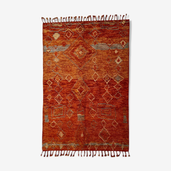 Berber terracotta carpet