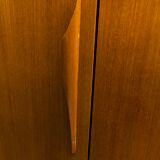 Scandinavian teak cabinet 1960 with mounting plan