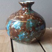 Vase soliflore en porcelaine de Limoges émaillée