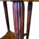 French Mahogany Oval Art Deco Side Table, 1930s