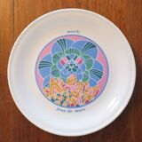 7 Paris porcelain table plates Days of the week zodiac signs