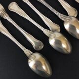 8 cutlery goldsmiths Christofle model with net