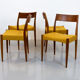 Danish teak model 175 set of 4 dining chairs by Mogens Kold, 1960s