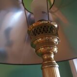 Large golden brass lamp neo classic style