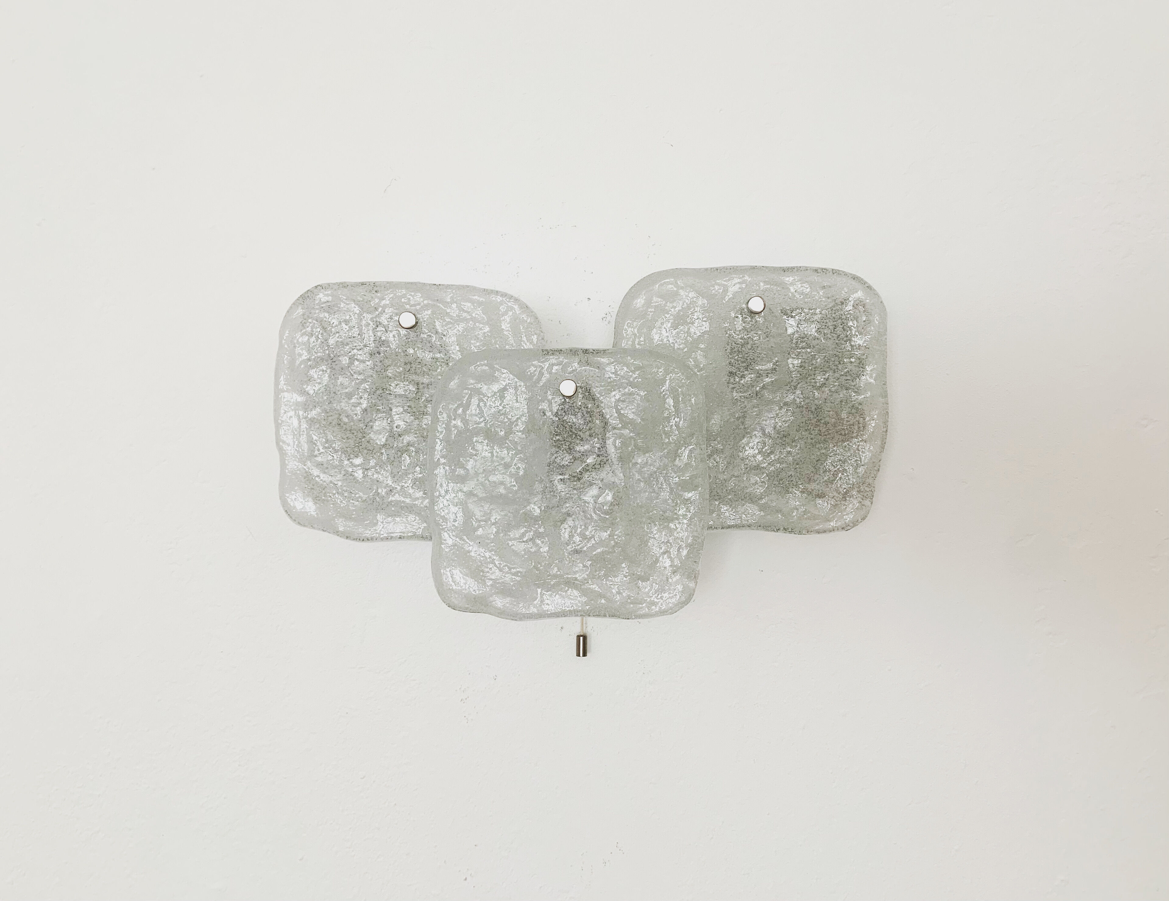 Ice Glass Wall Lamp by J.T. Kalmar