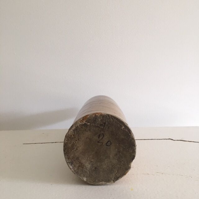 Glazed stoneware soliflore bottle