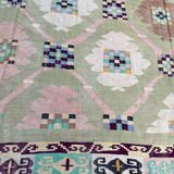 Large flat carpet Durhi India 317x482 cm