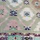 Large flat carpet Durhi India 317x482 cm