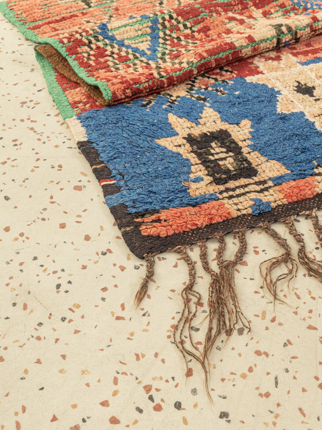 Vintage boujad, berber rug, 154 x 247