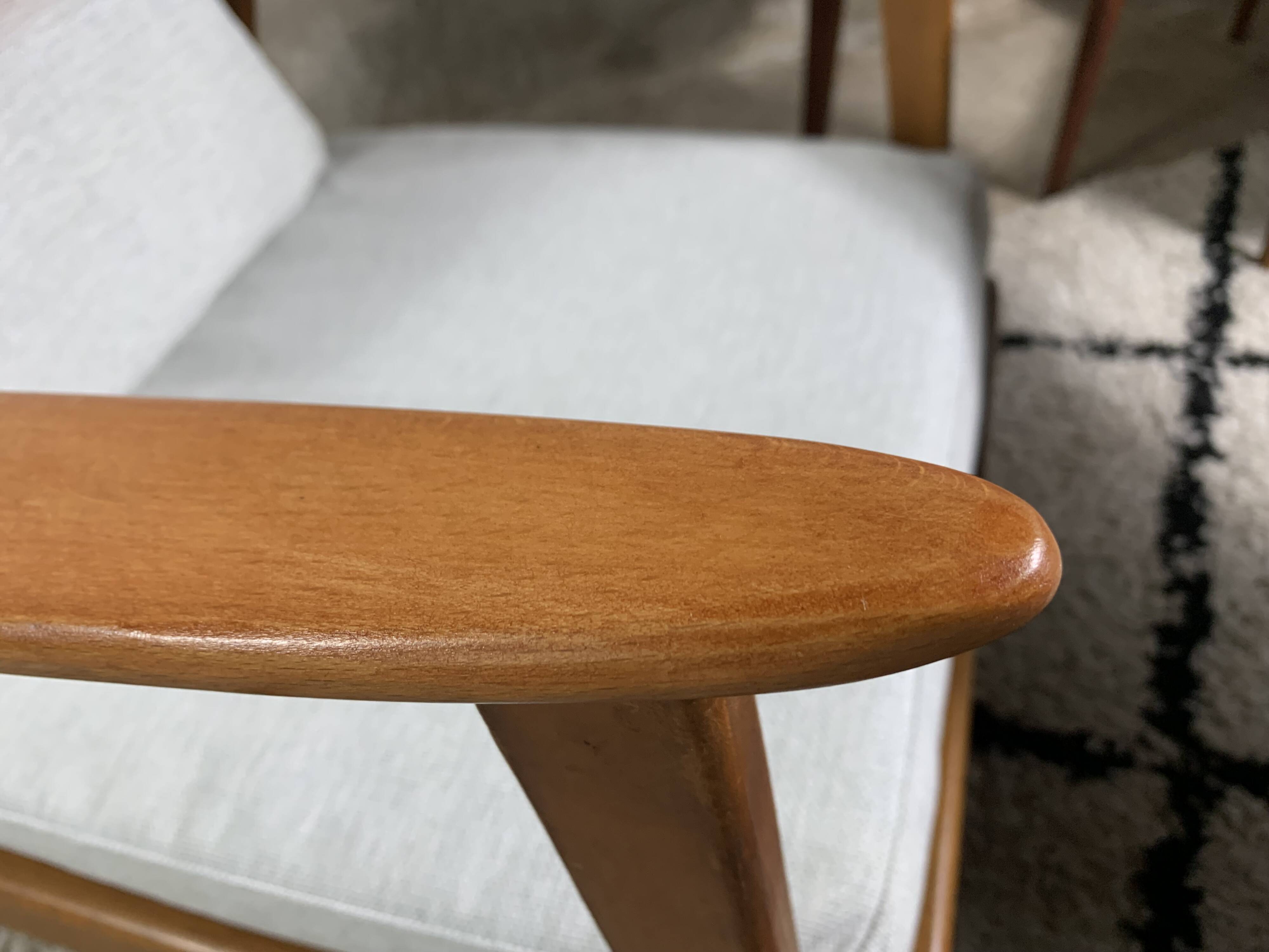 A pair of scandinavian lounge chairs from the 1960s
