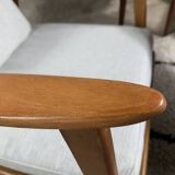 A pair of scandinavian lounge chairs from the 1960s