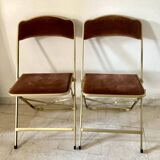 Pair of folding chairs Chaisor
