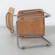 Vintage tubular chair 1121 by gispen in 1970s