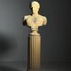 Bust on pedestal 20th century Antinous