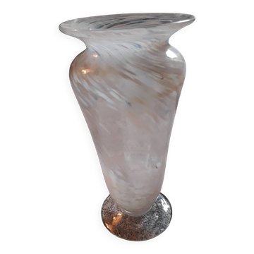 Vintage Clichy glass vase