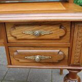 Napoleon III period tiered walnut desk from the 19th century