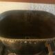 Silver metal bottle cooler