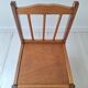 Chaise enfant en bois vintage