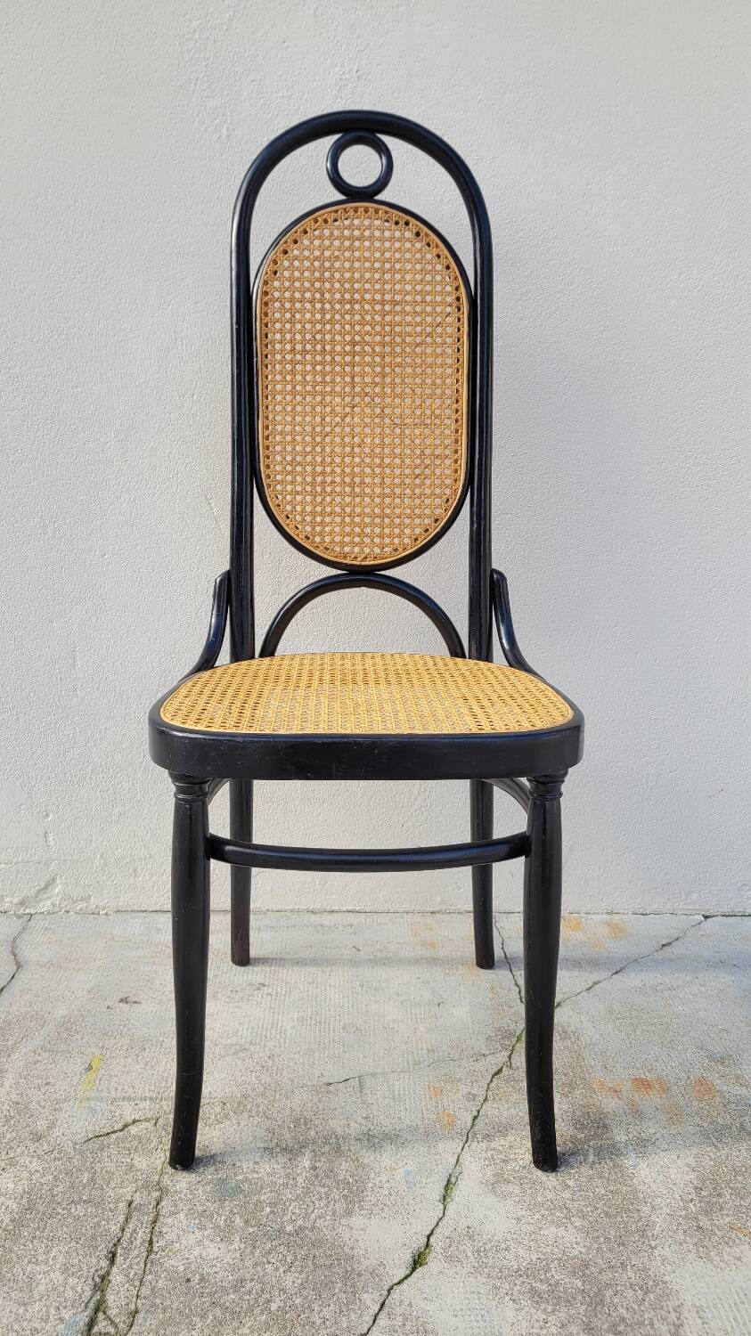 Thonet bistro chair n°17 canework and bentwood - 1900s