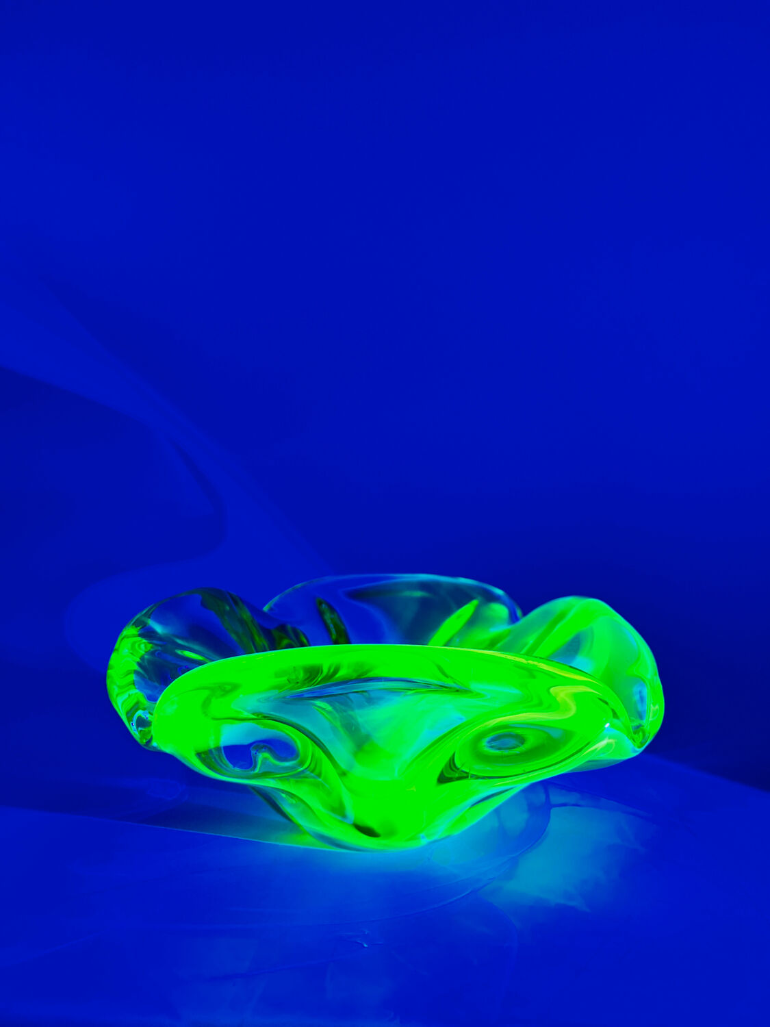 Rare Murano Vide-poche Ouraline Sommerso - Design by Flavio Poli - 1960