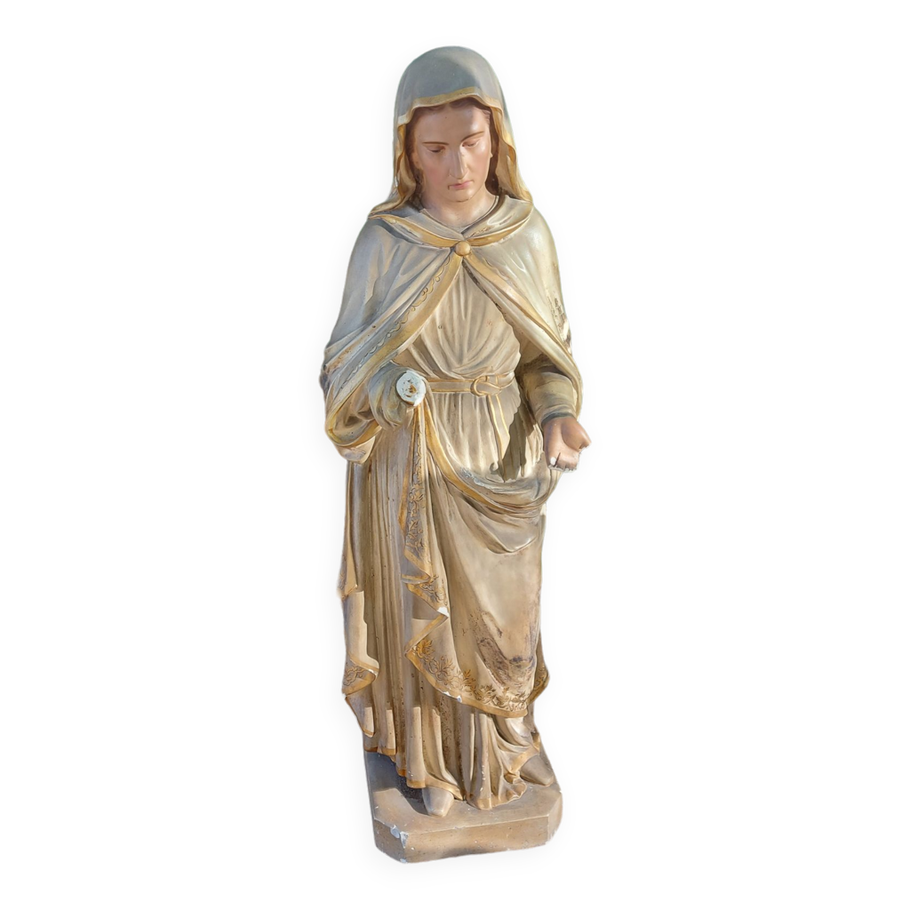 Statue de sainte debut xxème Selency