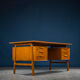 Mid-Century teak model 75 desk from Omann Jun, 1960s