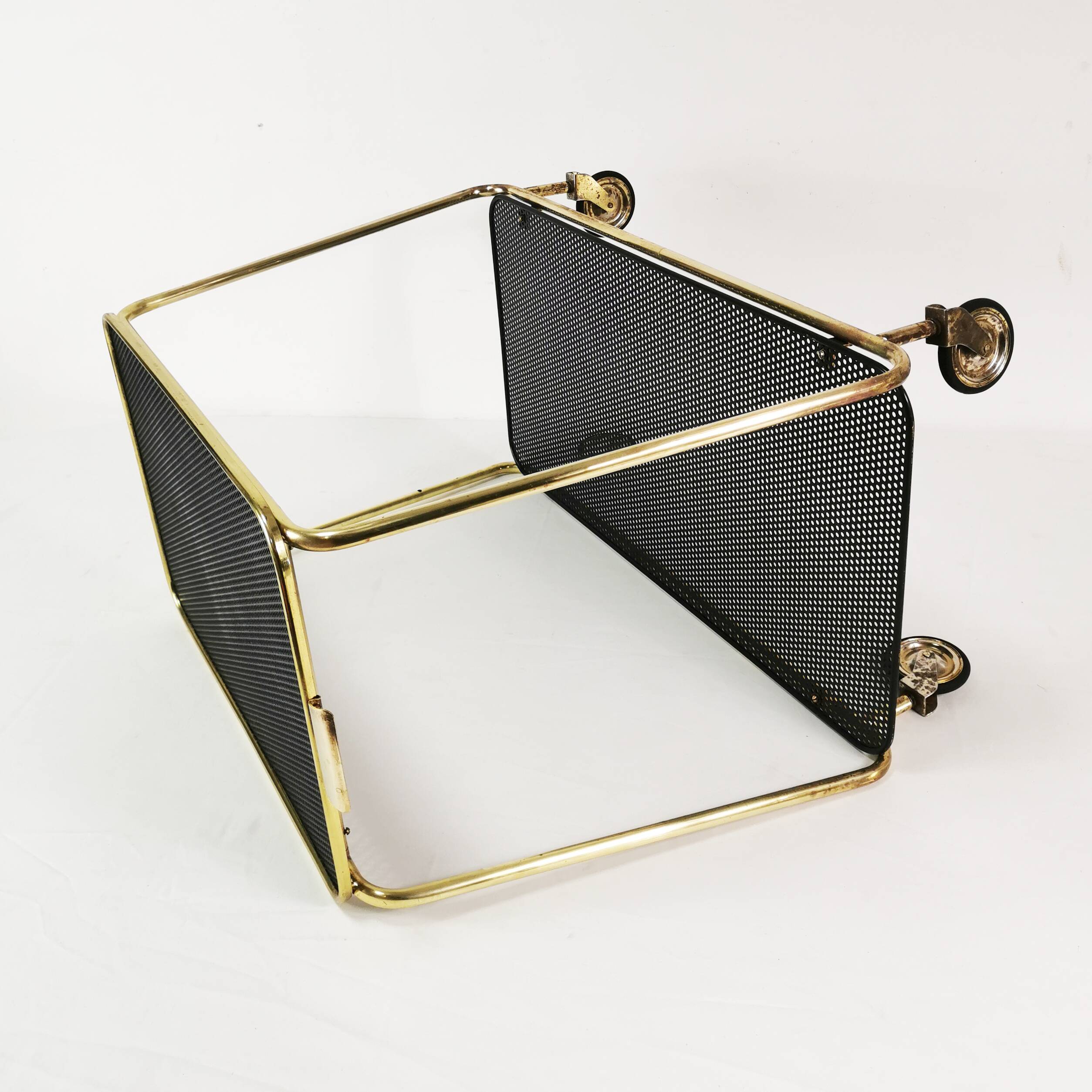 Art Deco openwork mobile bar, Denmark, 1950s.