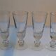 Série de 4 anciens verre verres à absinthe